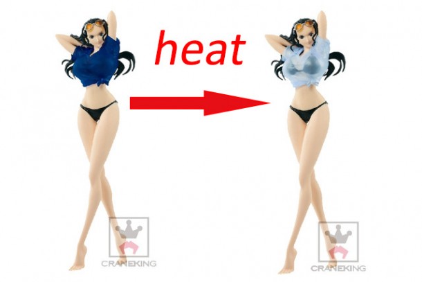 One Piece Nico Robin Removeable Swimsuit Color Change With Temperature Figuren