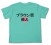 Steins;Gate Broun Kan Moe Mint Green T-shirt (1)
