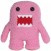 Domo Kun 9.5 inches Pink Plush Doll -- Medium Size (1)