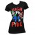 Super Mario Bros High Five Baby Doll Junior T-Shirt Black (1)