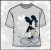 Bloc 28 Mickey Mouse More Or Less Men Grey T-Shirt (1)