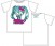 Vocaloid Miku Hatsune Hello Kitty White T-shirt (1)