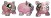 Joe Ledbetter Pink Piggy Bank Designer Vinyl Figure (1)