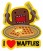 Domo Kun I Heart Waffles Sticker (1)