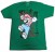 Super Mario Jumping Green T-Shirt (1)