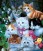 3 Dimensional Lenticular Poster with Frame: Cats in Group (1)