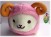 Prime Plush 12 Inches Standing Sheep Fluffy Plush (Pink) (1)