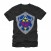 The Legend of Zelda Hylian Shield Black T-shirt (1)