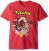 POKEMON Group Characters Men T-Shirt Red Heather (1)