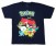 Pokemon Poke Ball and Characters Youth T-Shirt Navy Blue (1)