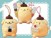 PomPom Purin Glutton Mascot Keychain 10cm Plush (set/3) (1)