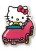 Hello Kitty - Hello Kitty In The Car Patch (1)
