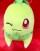 Pokemon Large 24cm Round Colorful Plush - Chikorita (1)