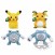 Pokemon Focus 12cm Stuffed Plush - Pikachu, Raichu, Poliwhirl and Poliwrath (set/4) (1)