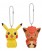 Pokemon Sun & Moon Pikachu, Vulpix 5cm Key Chain (set/2) (1)