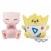 Pokemon Mewtwo Strikes Back Evolution Soft Stuffed Plush 25cm - Togepi and Mew (set/2) (1)