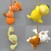 Pokemon Guraburarin 11cm Stuffed Mascot Plush - Vulpix, Psyduck, Geodude and Cubone (set/4) (2)