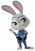 Disney Fluffy Puffy - Nick and Judy 10cm Q Posket Premium Figure - Judy Police Costume (1)