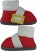Sonic The Hedgehog Sonic Plush Slippers (SCALED UP) (1)