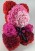 Two Tone Flower Bear 14 Inch Red (2)