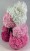 Two Tone Flower Bear 14 Inch Pink (3)