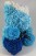 Two Tone Flower Bear 14 Inch Blue (2)