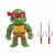 Teenage Mutant Ninja Turtles Raphael 4-Inch Prime MetalFigs Action Figure (2)