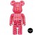 Hide Pink Heart 100% + 400% Bearbrick Set by Medicom Toy (2)