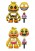 Funko FNAF Nightmare Chica and Toy Chica Snap Mini Figure 2-Pack (2)