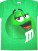 M&M Supersize Youth Green Tee (1)