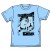 Cospa Evangelion Boys Won't Cry T-Shirt (Light Blue) (1)