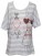 I Heart Fifi Lapin juniors baby doll T-shirt (1)