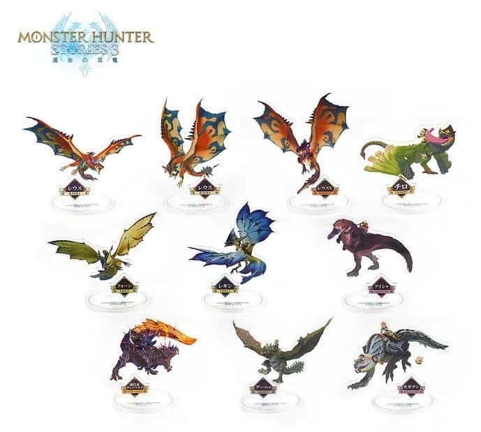 Monster Hunter Stories 3 Acrylic Stand blind box PDQ/10