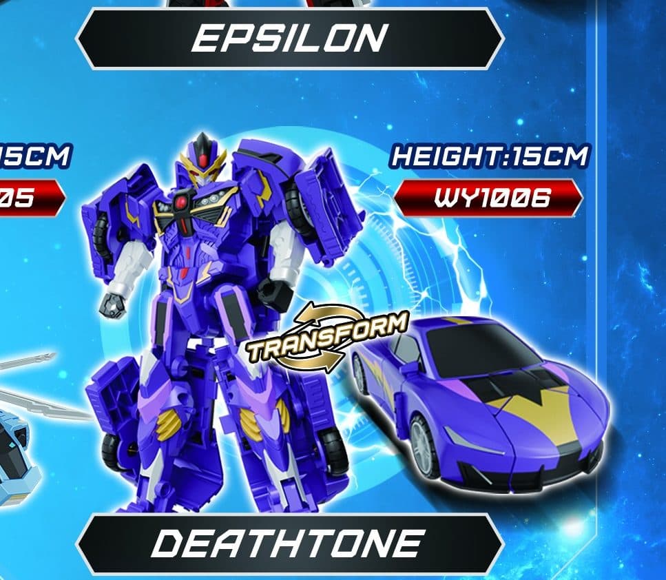 Mechasia Deathtone Transformers Action Figure