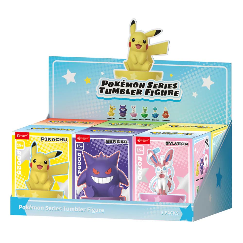 Pokémon Row-Sitting Roly-Poly Figure Collection PDQ/6