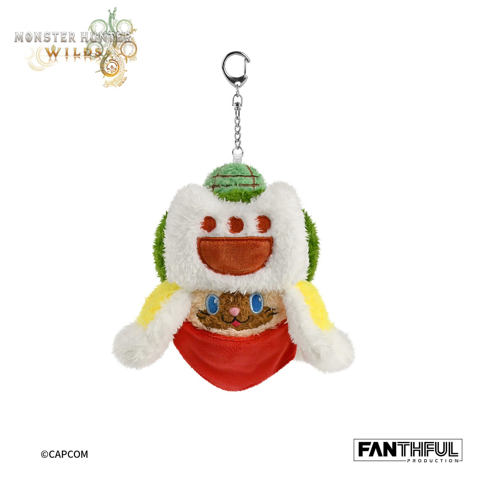 Monster Hunter Wilds Plush Keychain — Palico