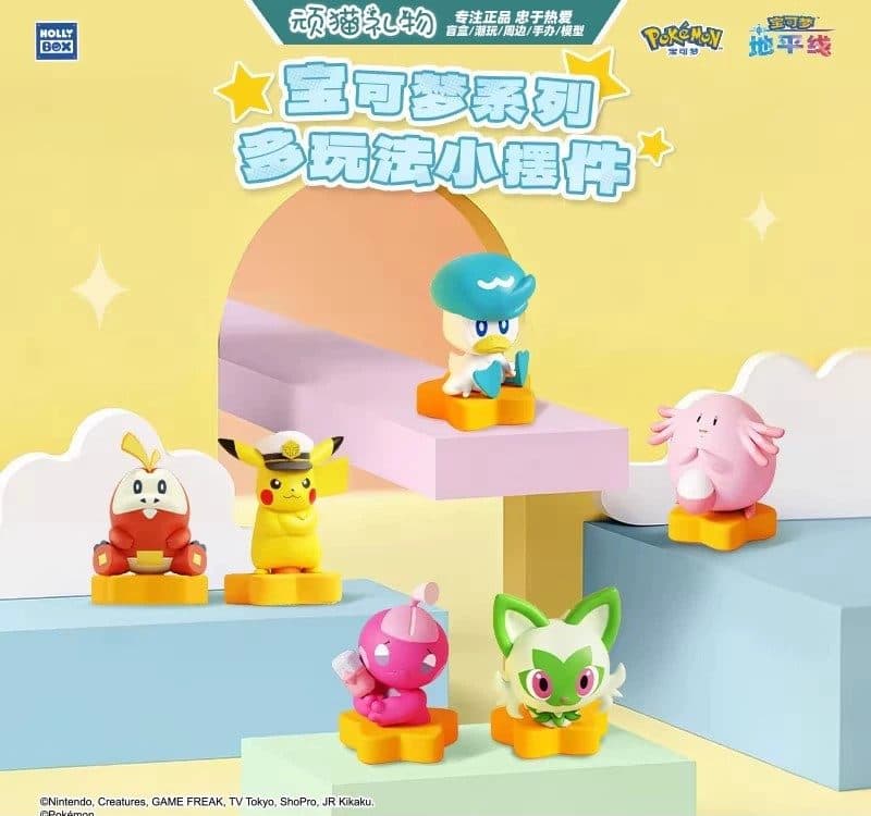 Holly Box Pokemon Multi-Play Pencil Toppers Blind Box PDQ/12