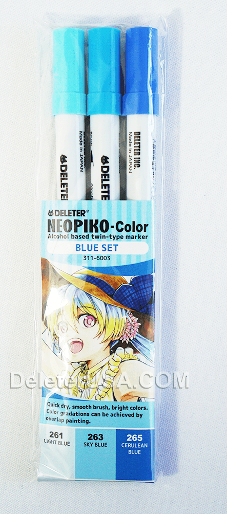 DELETER NEOPIKO-Color Blue Set