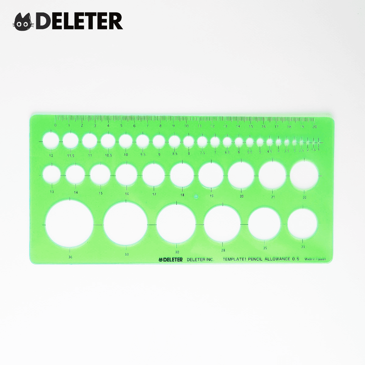 DELETER Circle Ruler