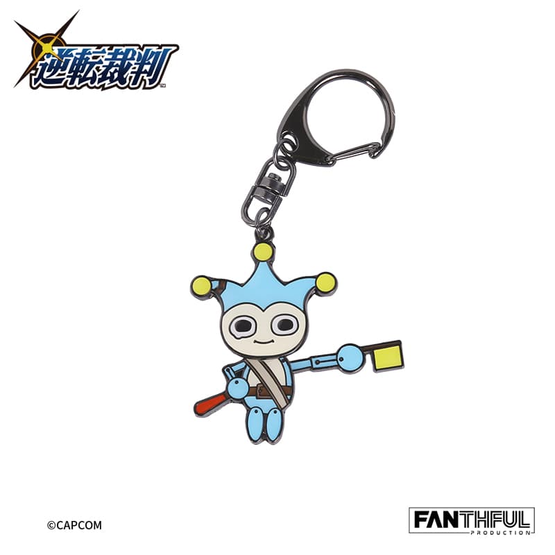 Ace Attorney Series Alloy Keychain-Blue Badger（Resale)