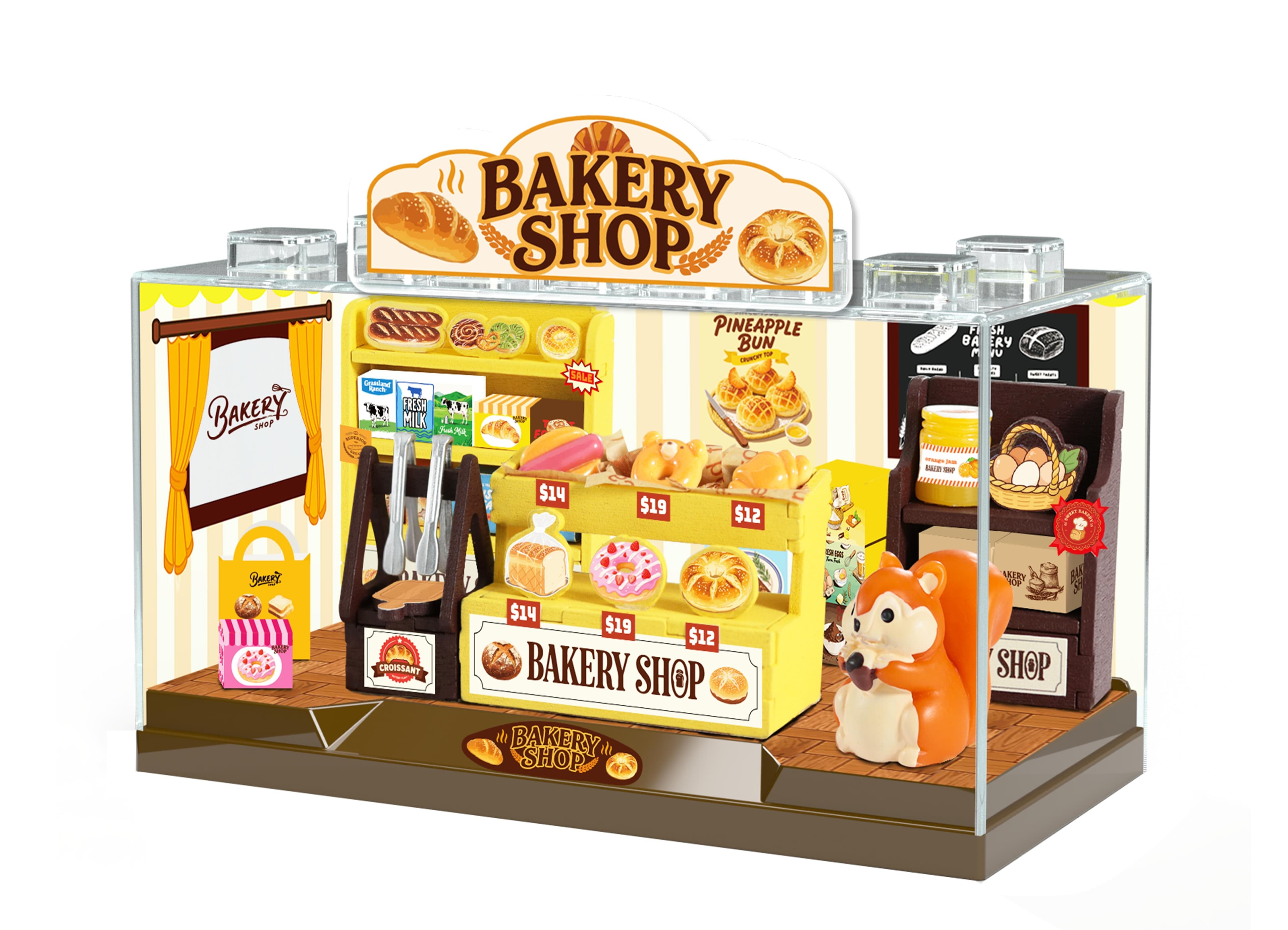 Diorama Box L- Bakery Shop