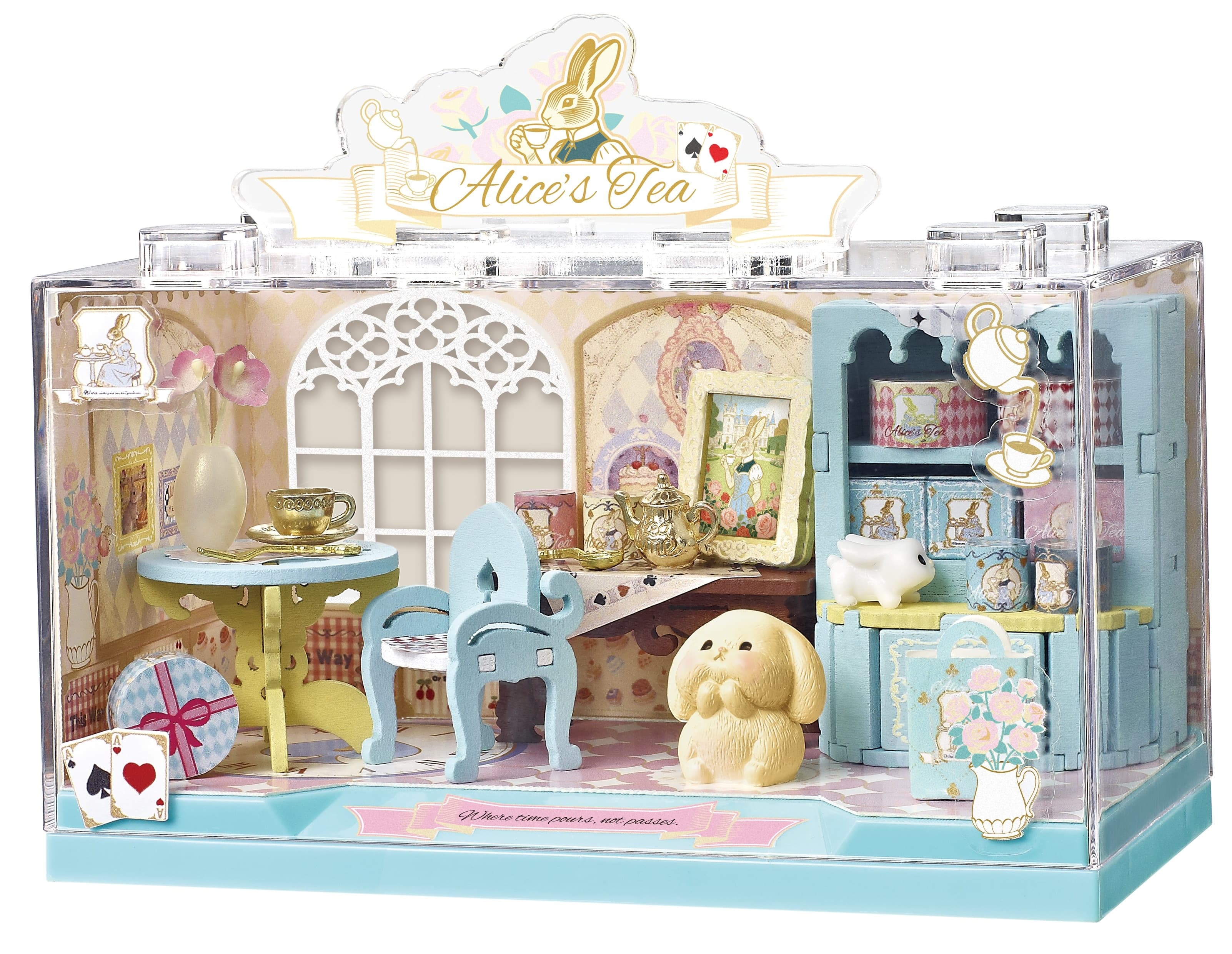 Diorama Box L-Alice Tea Party