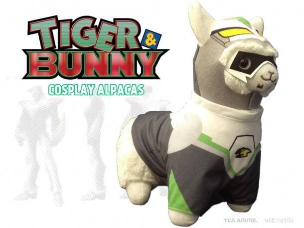 Tiger & Bunny 12Inches Wild Tiger Hero Suit Cosplay Alpaca