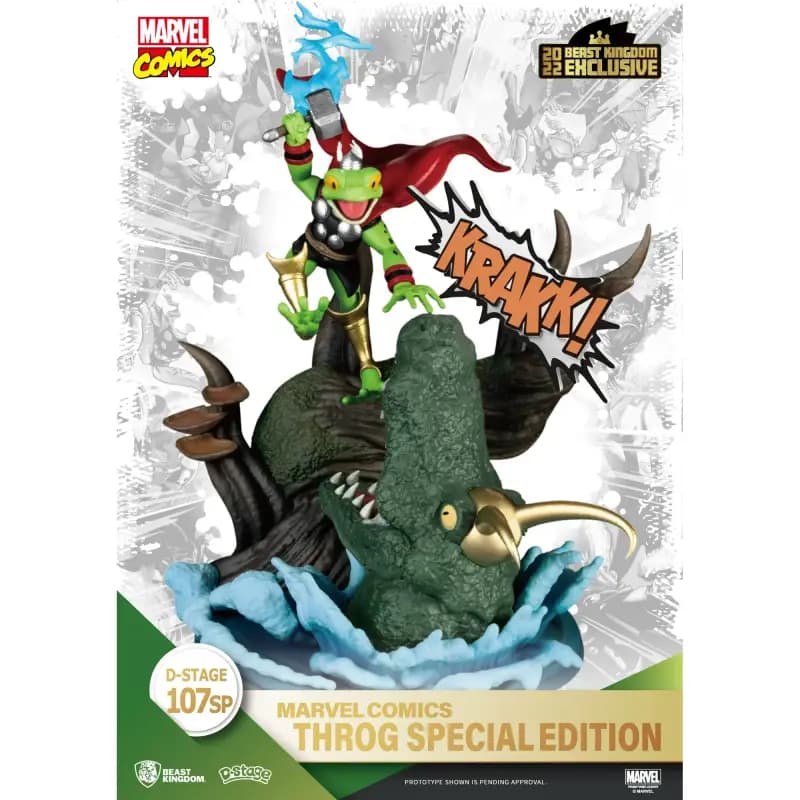 SDCC 2022 Exclusive - Marvel Comics DS-107SP Throg D-Stage Statue