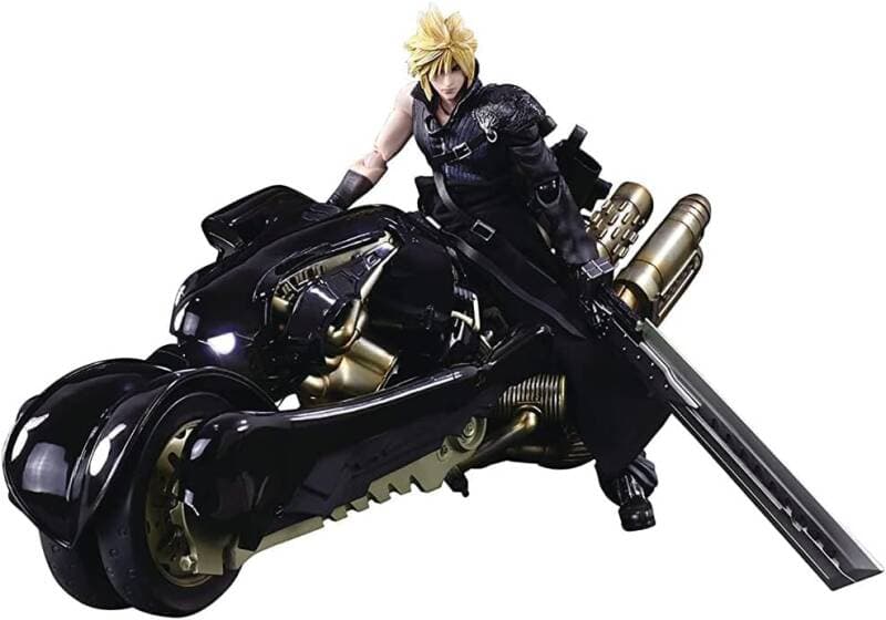 Square Enix Final Fantasy VII: Advent Children: Cloud Strife & Fenrir Play Arts Kai Action Figure