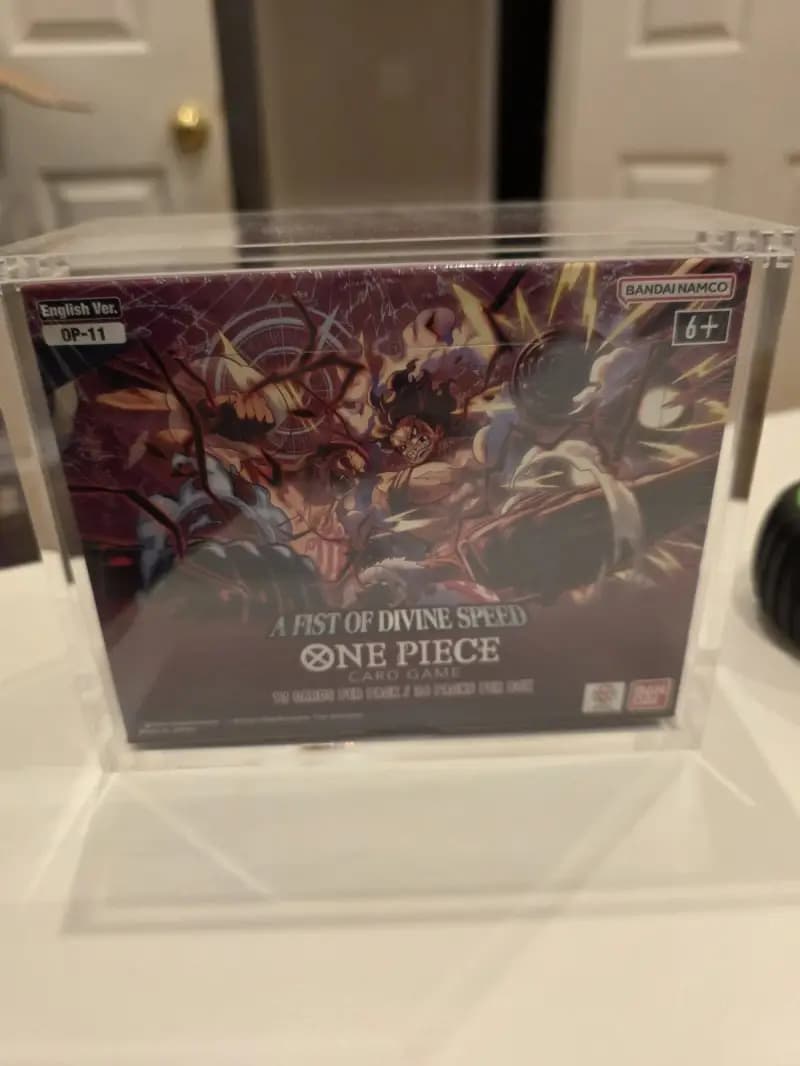 Acrylic Display Case for One Piece booster box OP-05 to OP-14
