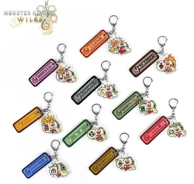 Monster Hunter Wilds Acrylic Keychain(blind box)PDQ/10