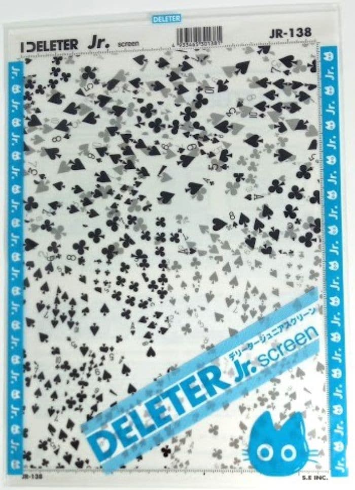 DELETER Jr. Screentone - 7.16" x 9.96" (182mm x 253mm) - JR-138 (royal suits)
