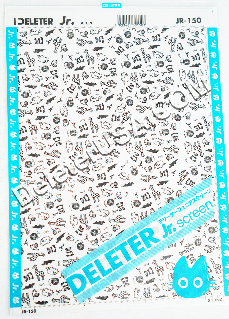 DELETER Jr. Screentone - 182 x 253mm - JR-145 (Cute House and Dragon Pattern)