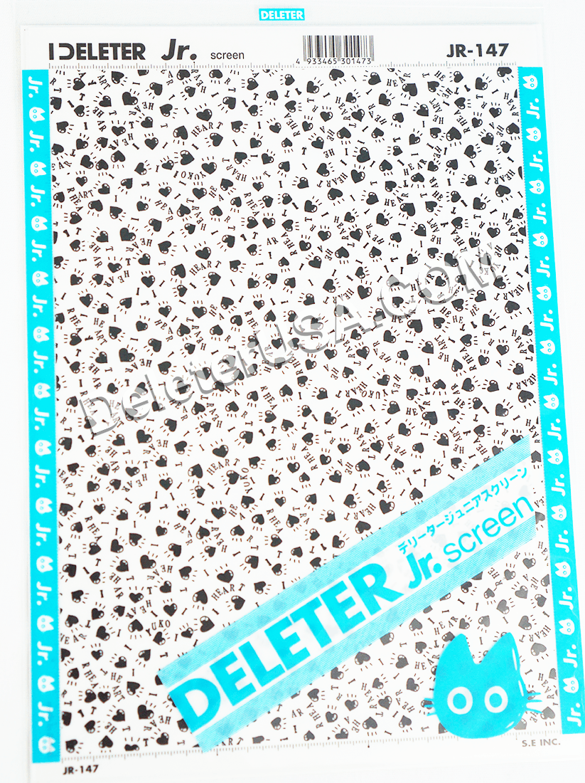 DELETER Jr. Screentone - 182 x 253mm - JR-147 (Heart Pattern)